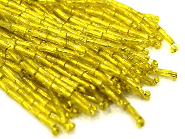 Bugle Bead Dropper Bunch TROPIC LIME/SASSY YELLOW