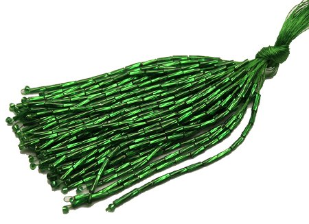 Bugle Bead Dropper Bunch EMERALD