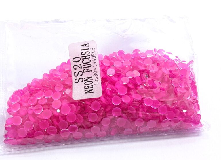 Crystals Non-Hotfix NEON FUCHSIA
