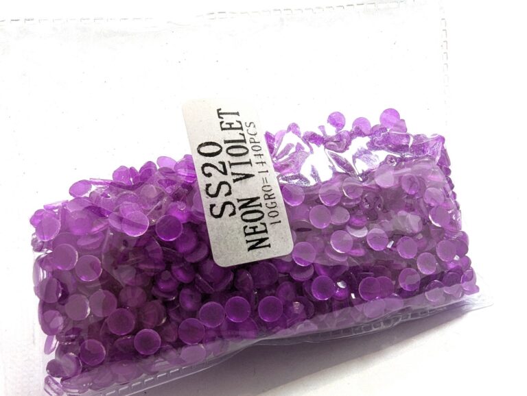 Crystals Non-Hotfix NEON VIOLET