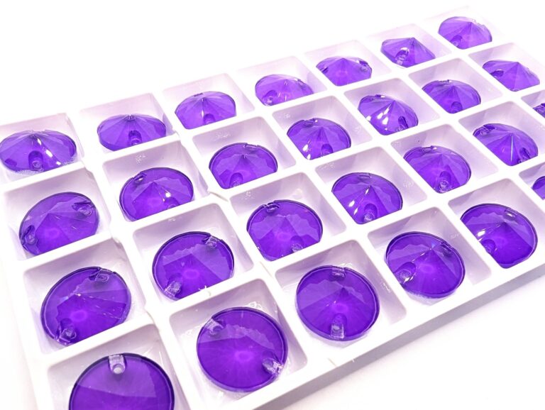 Rivoli Sew-On Stones - Astella VIOLET/NEON