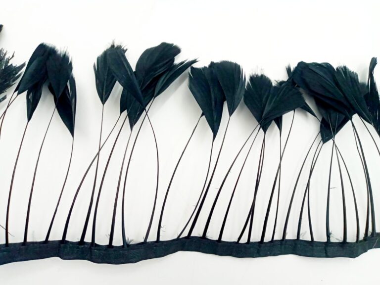 Rooster Antenna Feathers BLACK