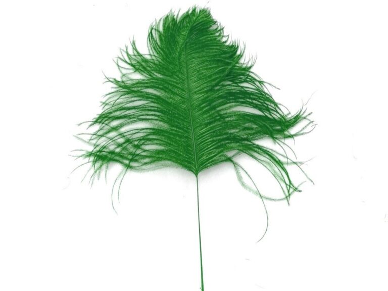 Decorative Feathers EMERALD/EMERALD GREEN