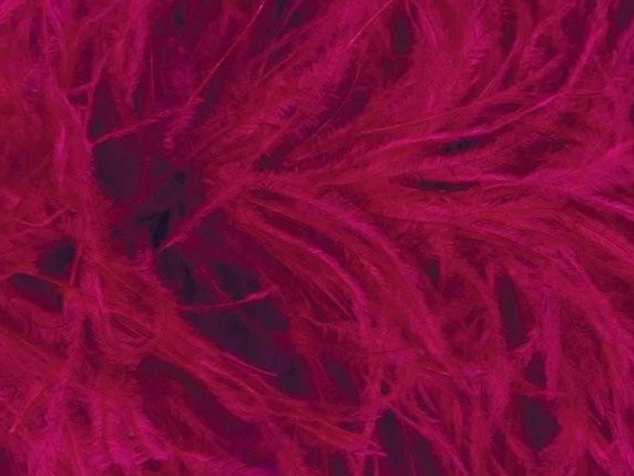 Pure Ostrich Feather Boa Lux 6 Ply CHERRY RED