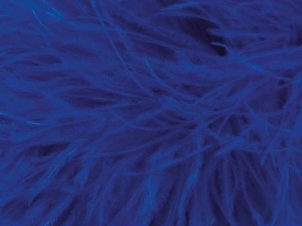 Pure Ostrich Feather Boa Lux 6 Ply COBALT