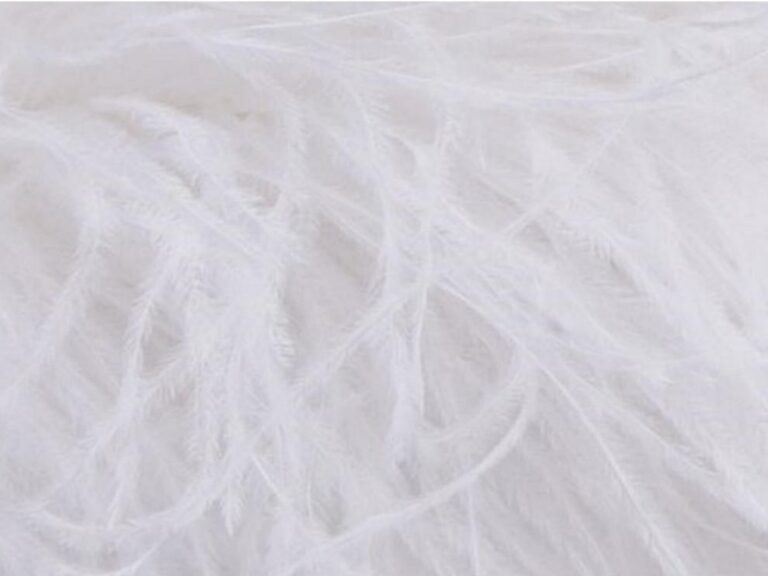 Pure Ostrich Feather Boa Lux 6 Ply WHITE