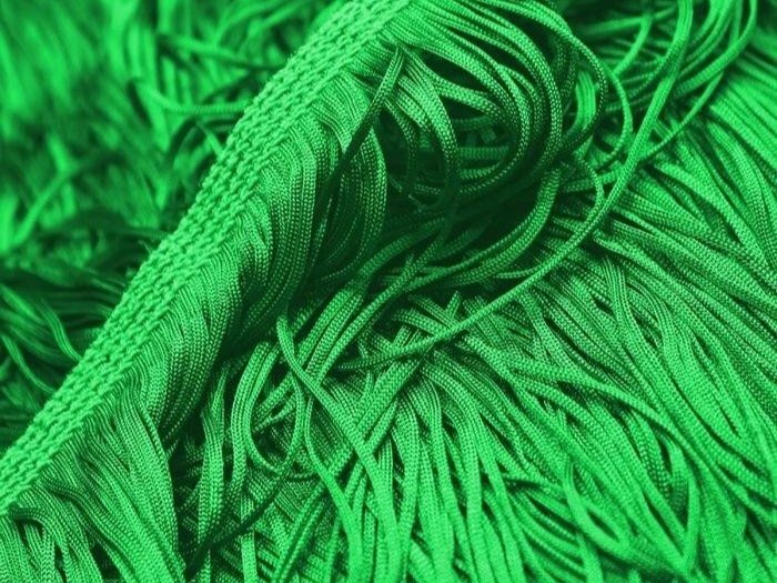 Fringe Trim Stretch 15 Cm - Chrisanne Clover - APPLE GREEN/TROPIC LIME