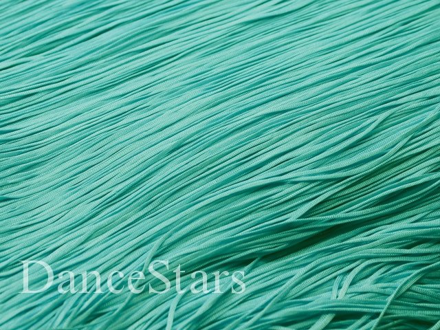 Fringe Trim Stretch 15 Cm - Chrisanne Clover AQUA