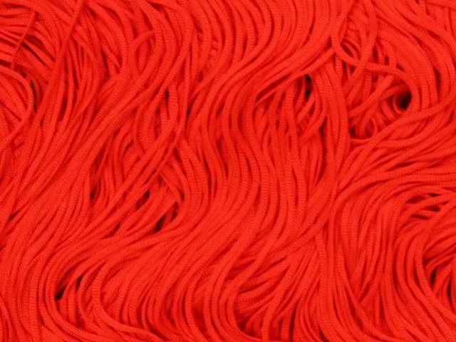 Fringe Trim Stretch 30 Cm FLUORESCENT RED
