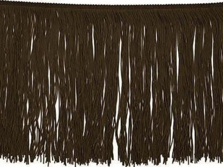 Tactel Fringe Trim 15 Cm COCOA