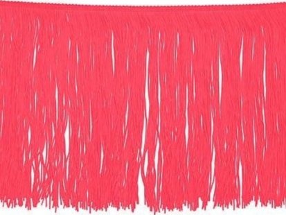 Tactel Fringe Trim 15 Cm FUCHSIA