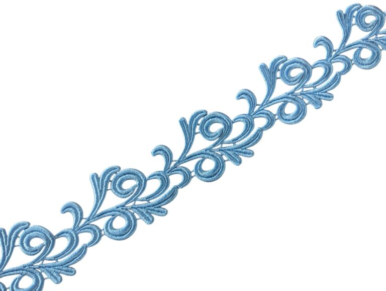 Lace Victoria Guipure Ribbon ICE BLUE