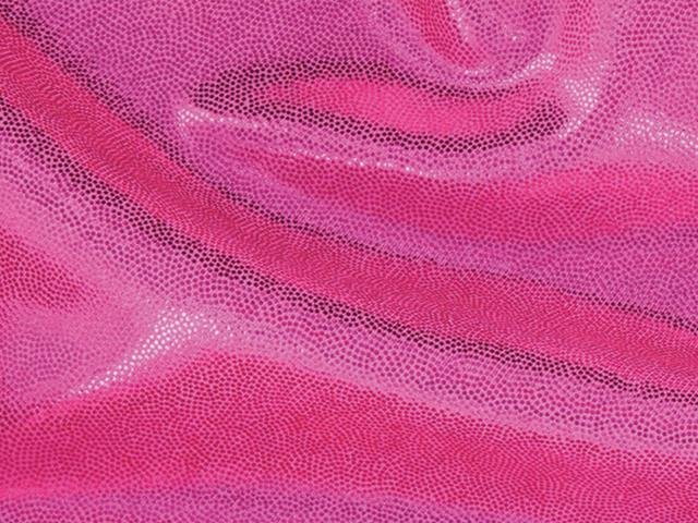 Lycra Metallic Dot - Chrisanne Clover - PINK FIZZ