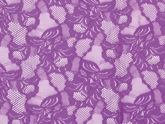 Floral Cascade Stretch Lace - LILAC DREAM
