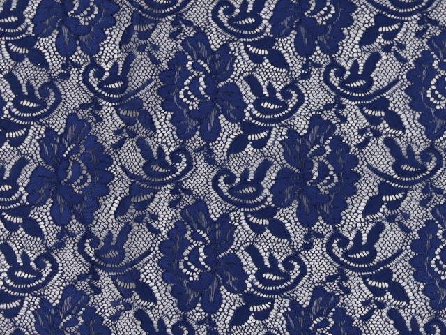 Flower Stretch Lace - MIDNIGHT SKY