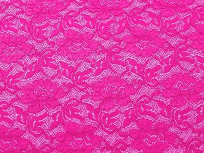 Flower Stretch Lace - PINK FIZZ