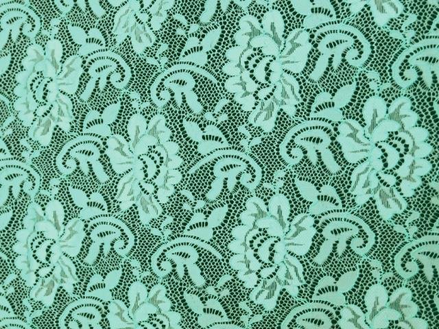 Flower Stretch Lace - SPEARMINT