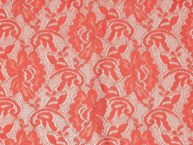 Flower Stretch Lace - SUNGLOW