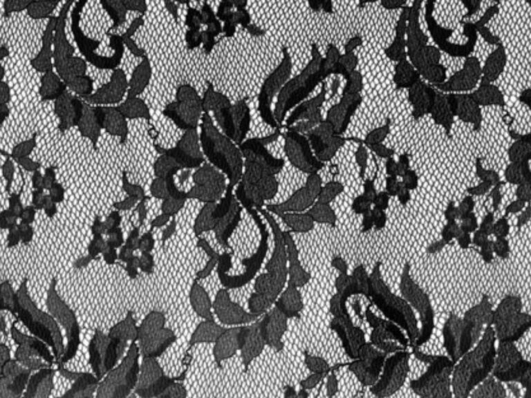 Spanish Rose Stretch Lace BLACK