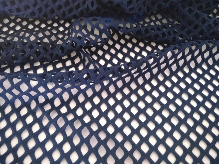 Stretch Fishnet - Astella NAVY