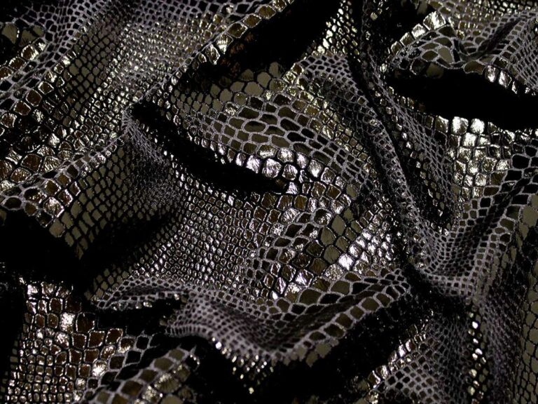 Python Foil On Velvet BLACK