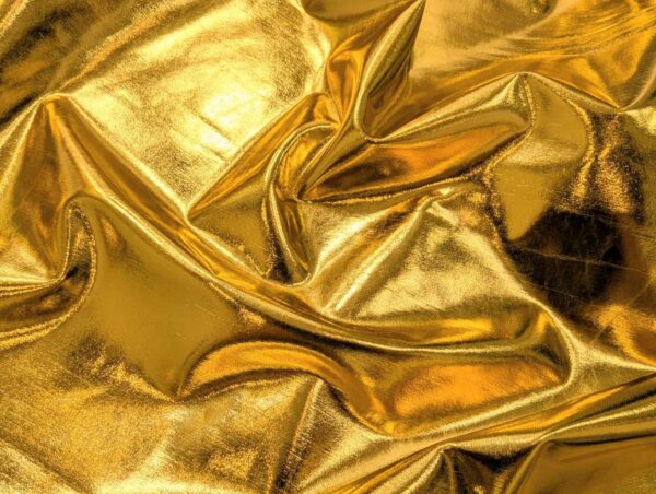 Lycra Stretch Metallic Foiled