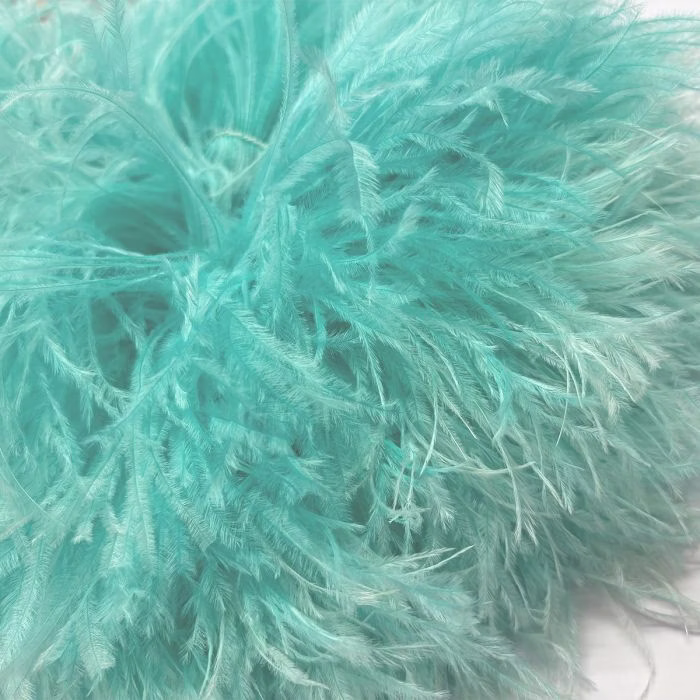Ostrich Feather Fringe Trim - TIFFANY
