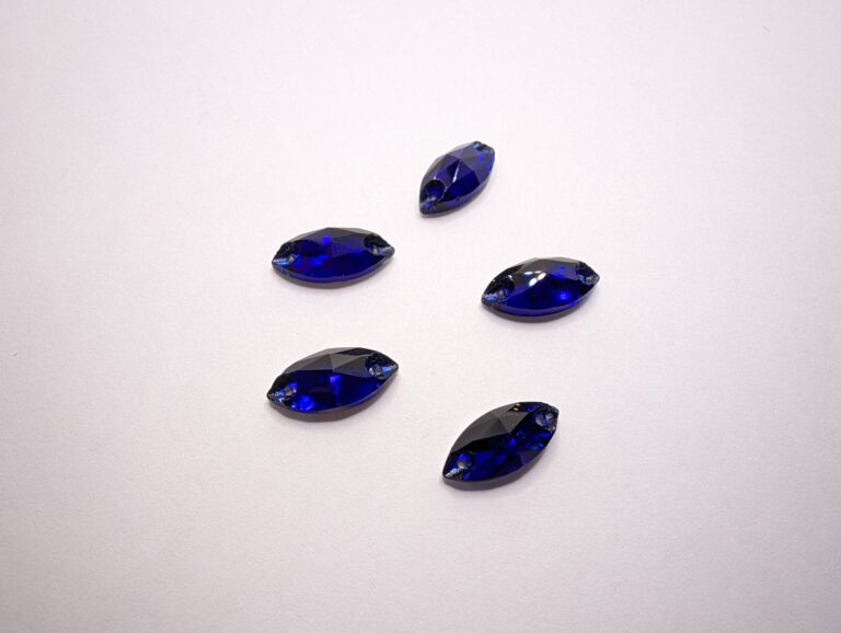 Navette Sew-On Stones - Astella COBALT