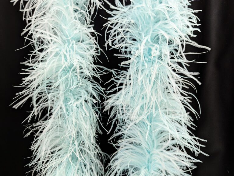 Ostrich Feather Boa Lux 5 Ply - AQUA