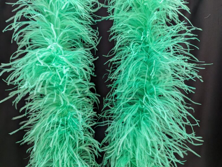Ostrich Feather Boa Lux 5 Ply COOL AQUA
