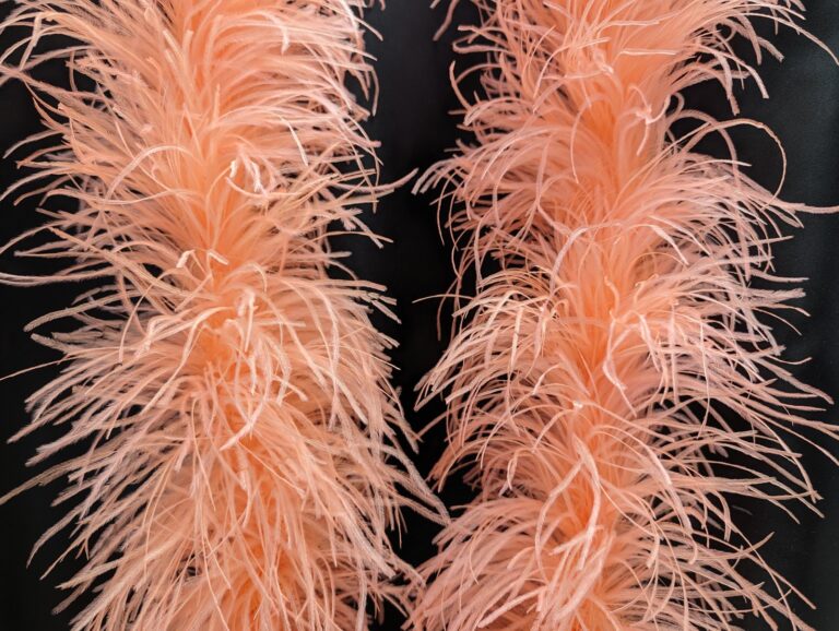 Ostrich Feather Boa Lux 5 Ply CORAL