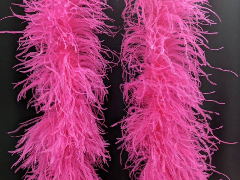 Ostrich Feather Boa Lux 5 Ply PINK FIZZ