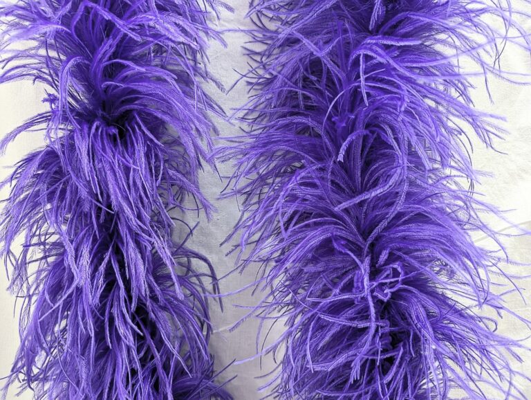 Ostrich Feather Boa Lux 5 Ply PURPLE RAIN