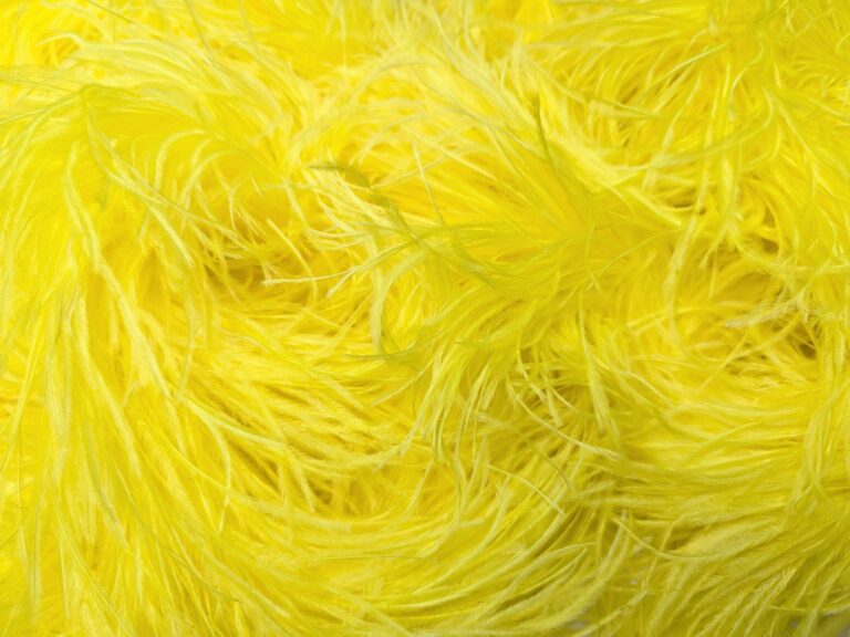 Ostrich Feather Boa 5 Ply SASSY YELLOW/SAFFRON