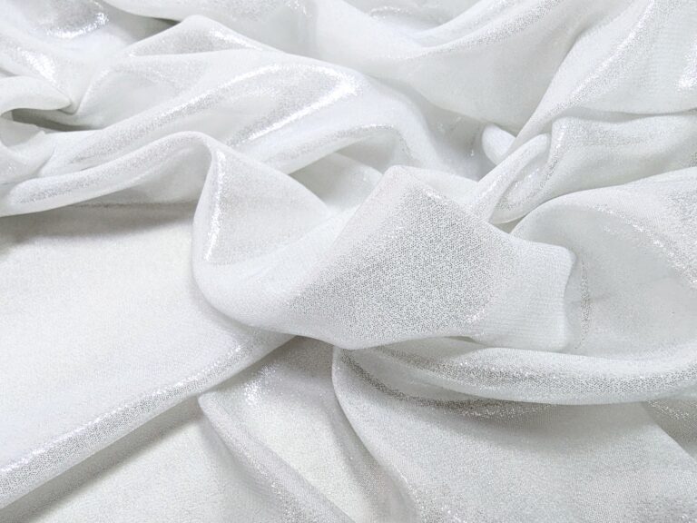 Georgette Moonlight SILVER/WHITE