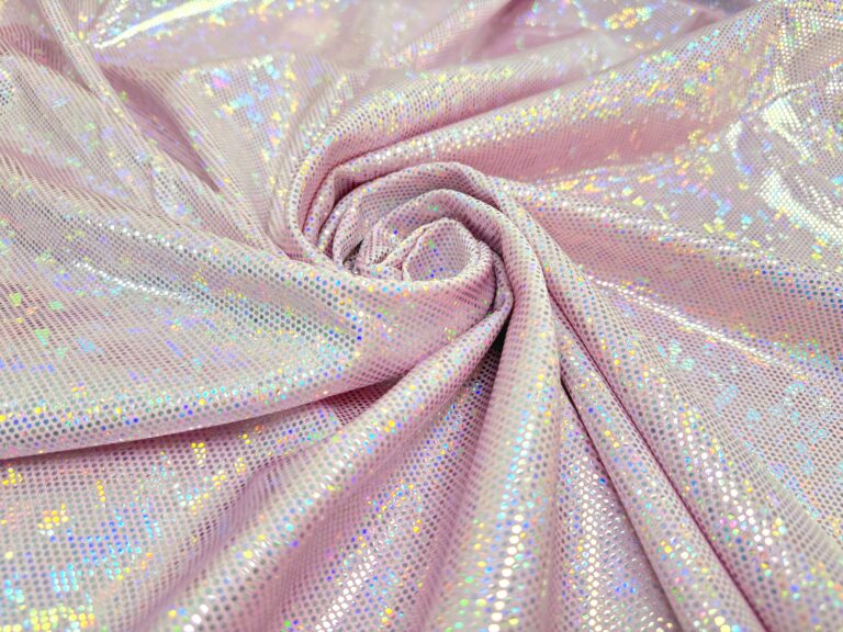 Lycra Lazer Zitto Hologram SILVER/CARNATION