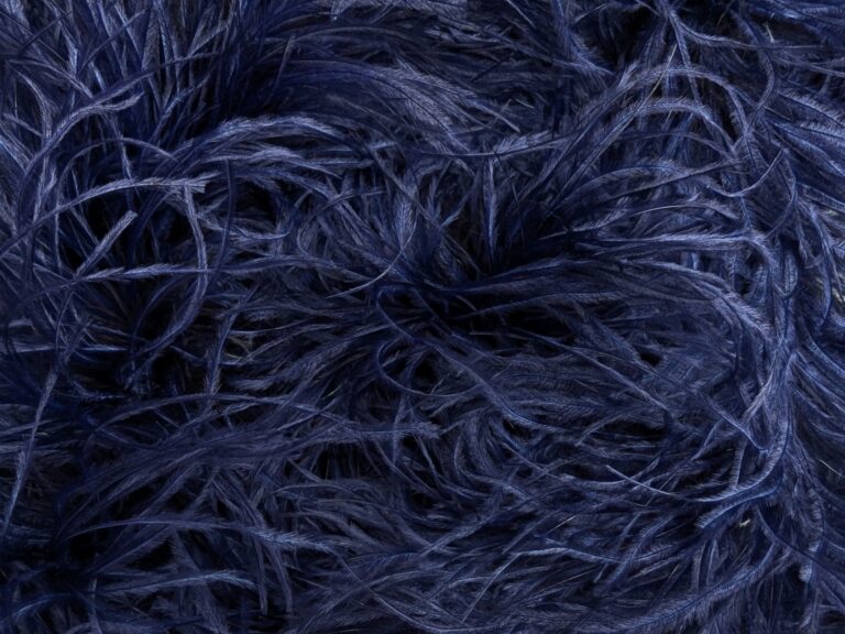 Ostrich Feather Boa Lux 5 Ply - MIDNIGHT SKY