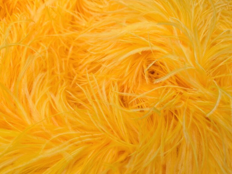 Ostrich Feather Boa Lux 5 Ply SAFFRON